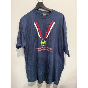 Vintage Fruit of the Loom Taekwondo Olympics Martial Arts T Shirt‎ XXL